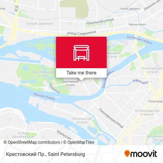 Крестовский Пр. map