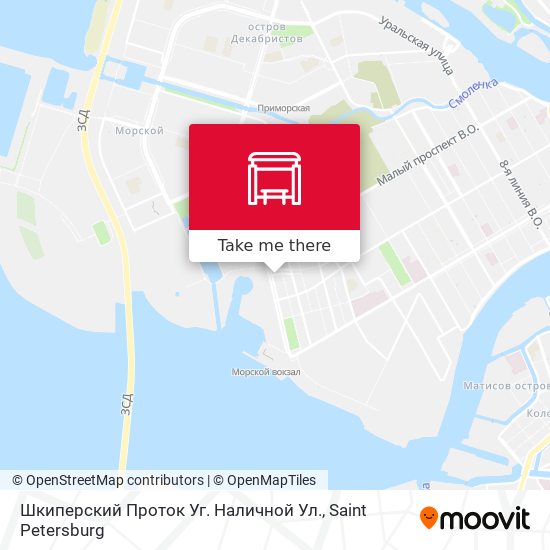 Шкиперский Проток Уг. Наличной Ул. map