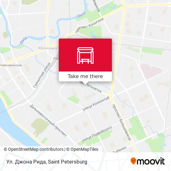 Ул. Джона Рида map