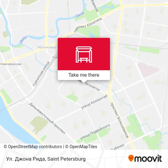 Ул. Джона Рида map