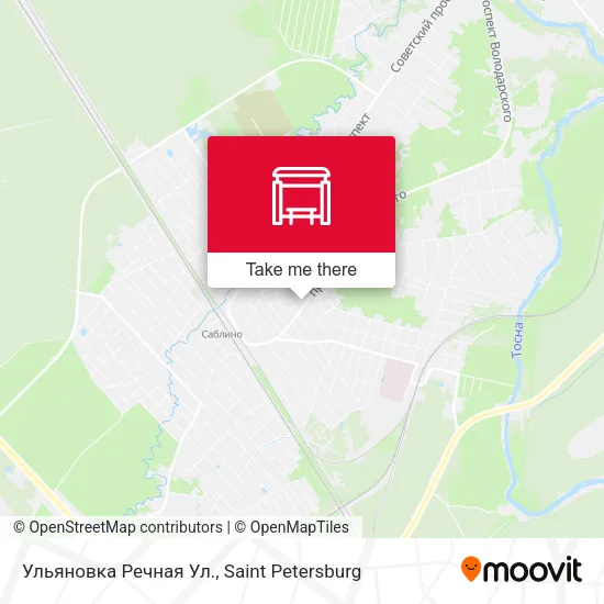 Ульяновка Речная Ул. map