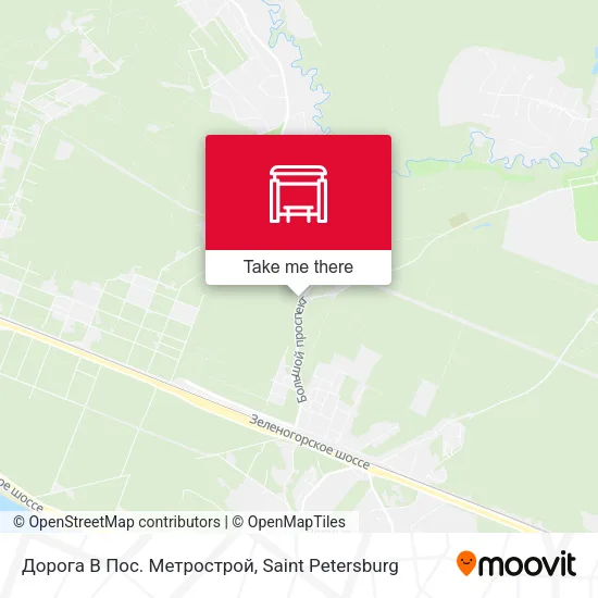 Дорога В Пос. Метрострой map