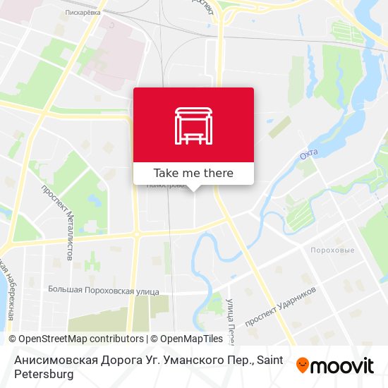 Анисимовская Дорога Уг. Уманского Пер. map