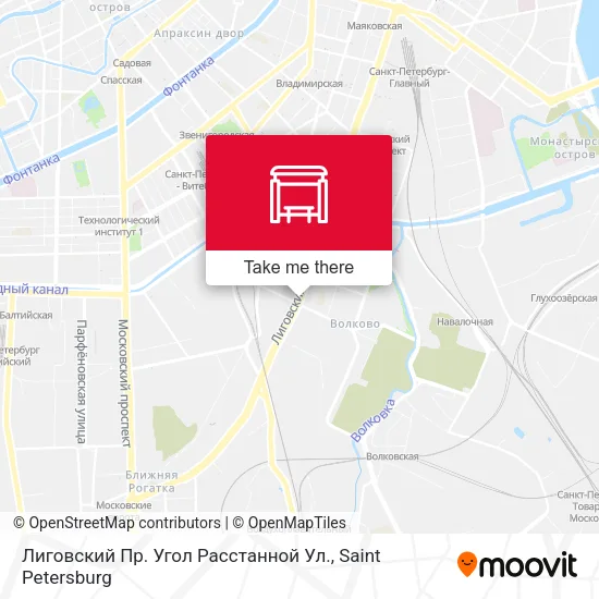 Лиговский Пр. Угол Расстанной Ул. map