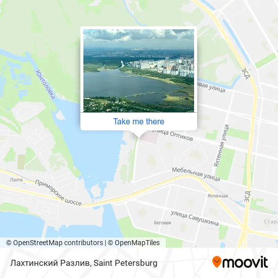 Лахтинский Разлив map