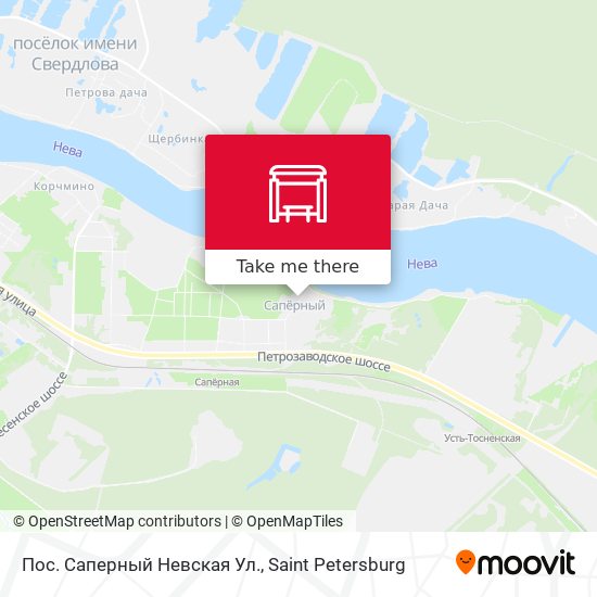 Пос. Саперный Невская Ул. map