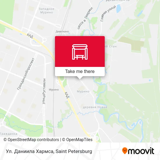 Ул. Даниила Хармса map