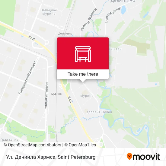 Ул. Даниила Хармса map