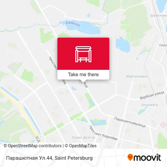 Парашютная Ул.44 map