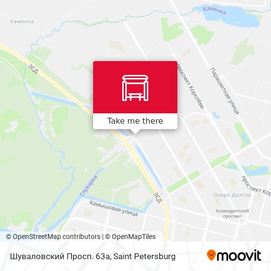 Шуваловский Просп. 63а map