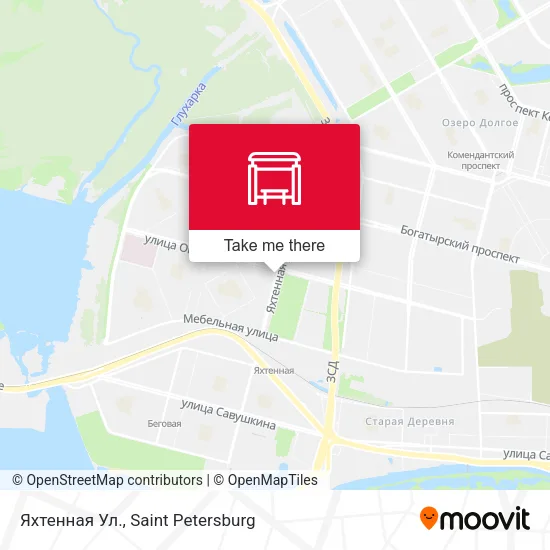 Яхтенная Ул. map