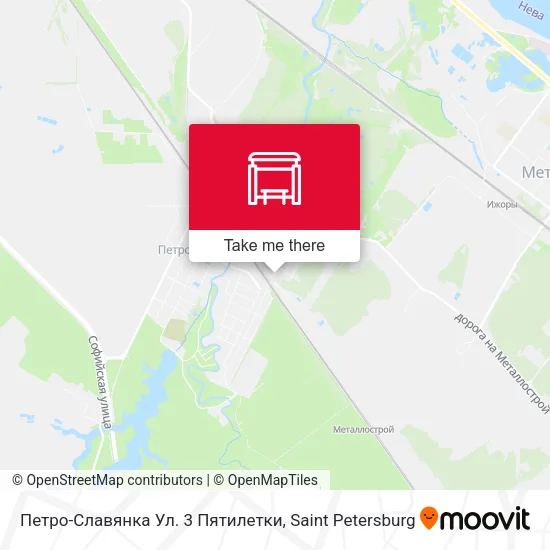 Петро-Славянка Ул. 3 Пятилетки map
