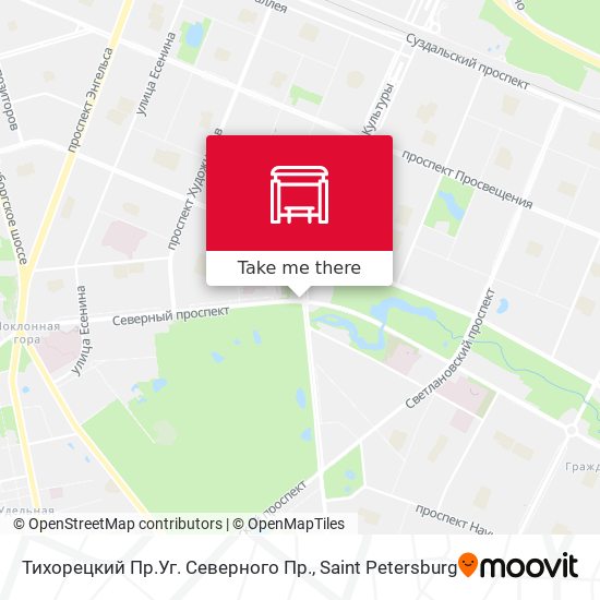 Тихорецкий Пр.Уг. Северного Пр. map