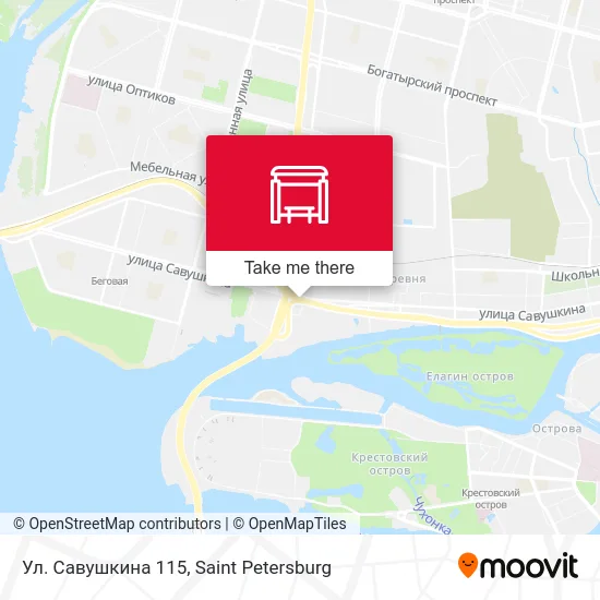 Ул. Савушкина 115 map