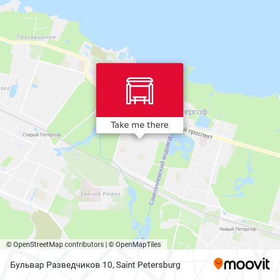Бульвар Разведчиков 10 map