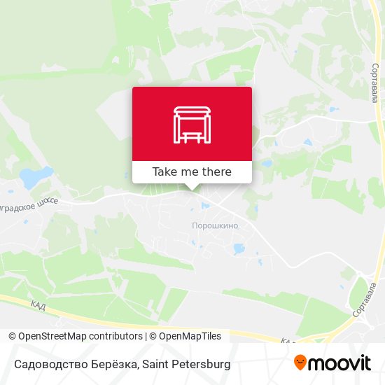 Садоводство Берёзка map