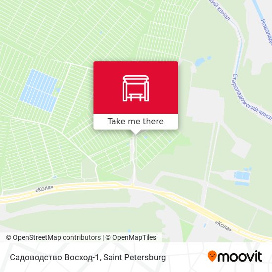 Садоводство Восход-1 map