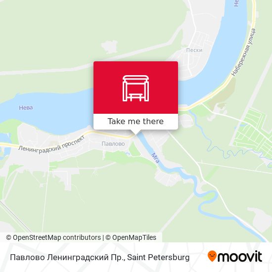 Павлово Ленинградский Пр. map