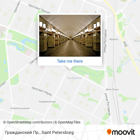 Гражданский Пр. map