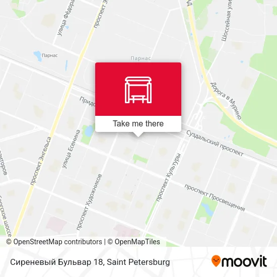 Сиреневый Бульвар 18 map
