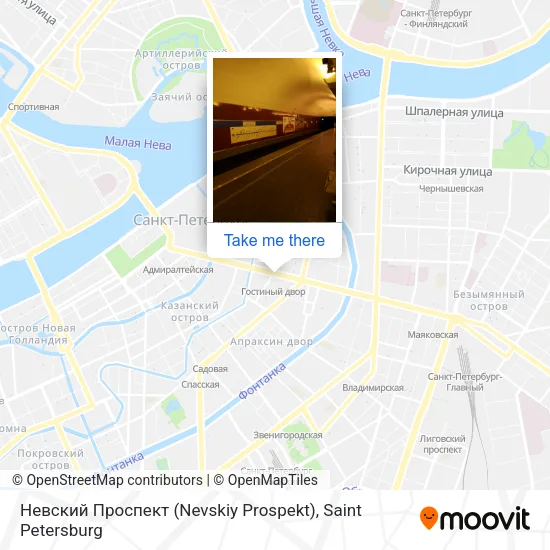 Невский Проспект (Nevskiy Prospekt) map