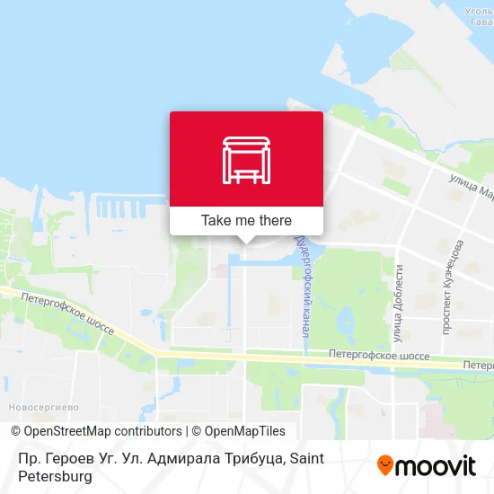 Пр. Героев Уг. Ул. Адмирала Трибуца map