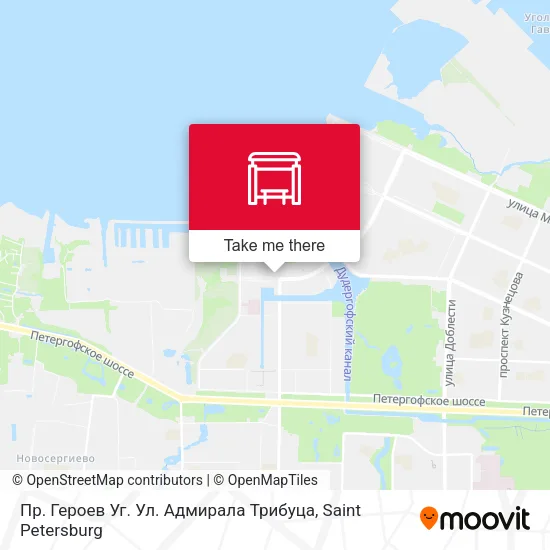 Пр. Героев Уг. Ул. Адмирала Трибуца map