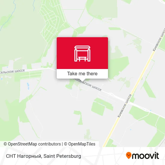 СНТ Нагорный map