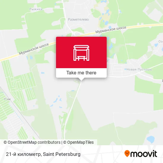 21-й километр map