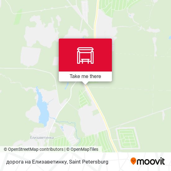 дорога на Елизаветинку map