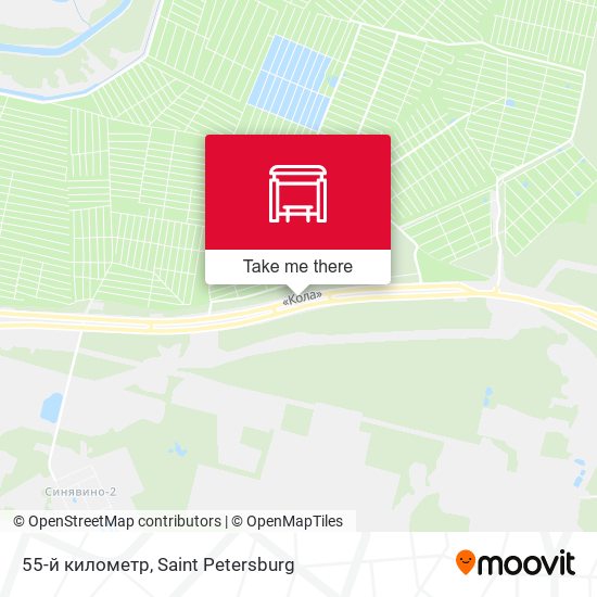 55-й километр map