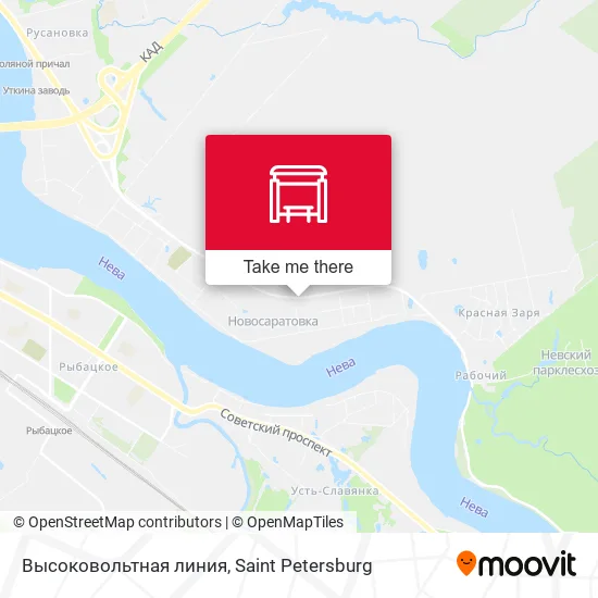 Высоковольтная линия map