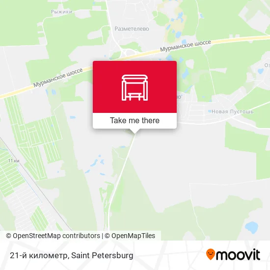 21-й километр map