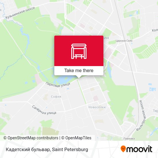 Кадетский бульвар map