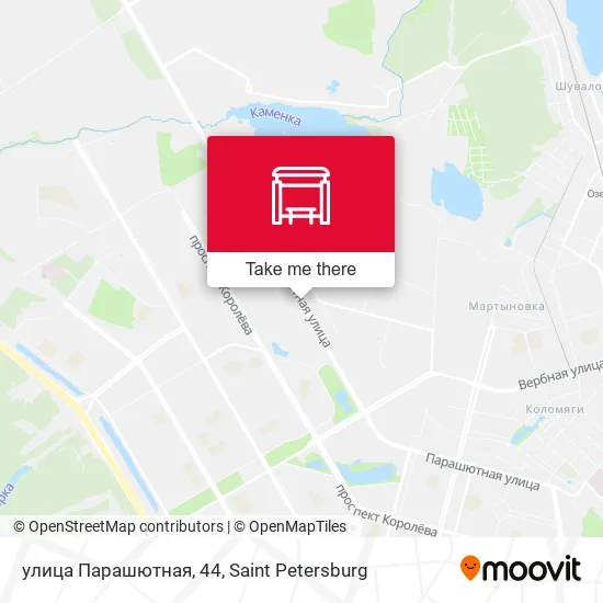 улица Парашютная, 44 map