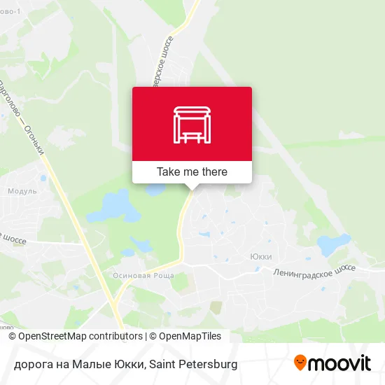 дорога на Малые Юкки map