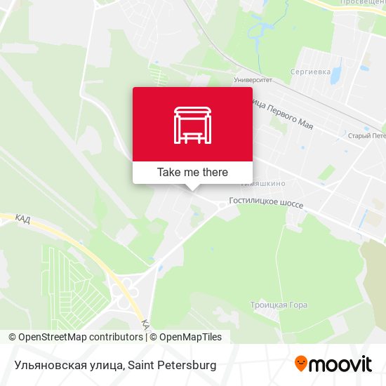 Ульяновская улица map