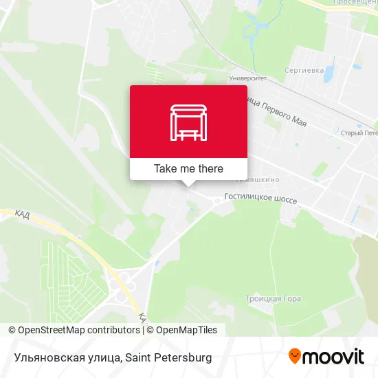 Ульяновская улица map