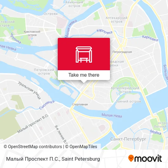 Малый Проспект П.С. map