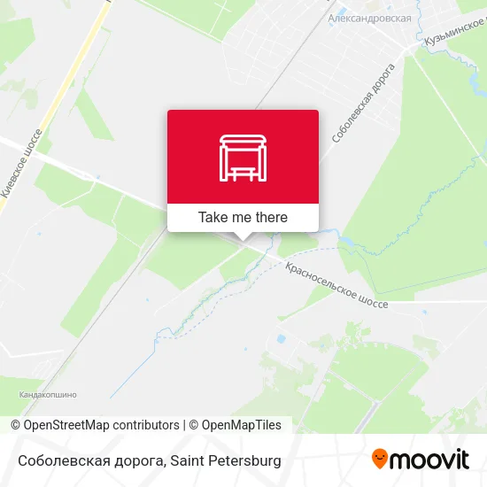 Соболевская дорога map
