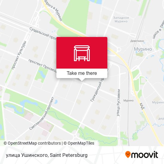 улица Ушинского map
