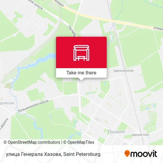 улица Генерала Хазова map
