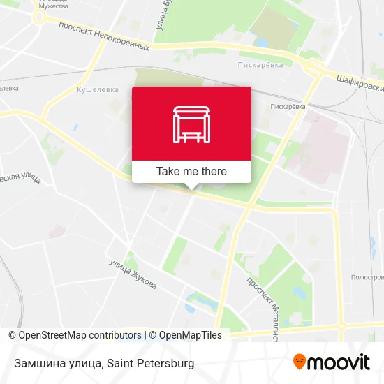 Замшина улица map
