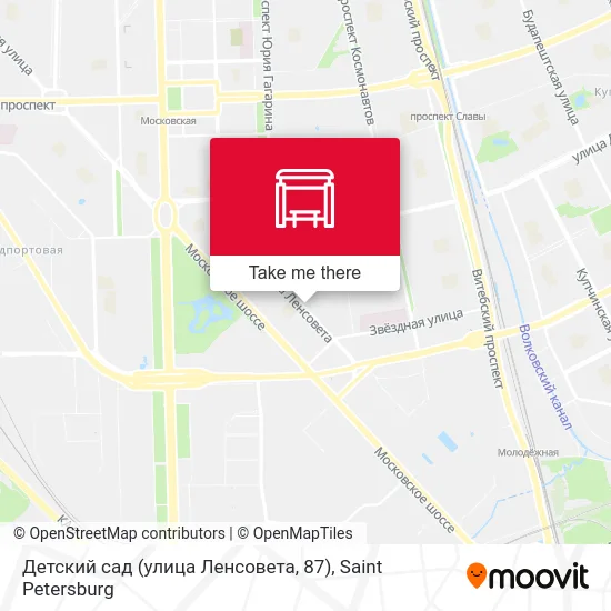 Детский сад (улица Ленсовета, 87) map