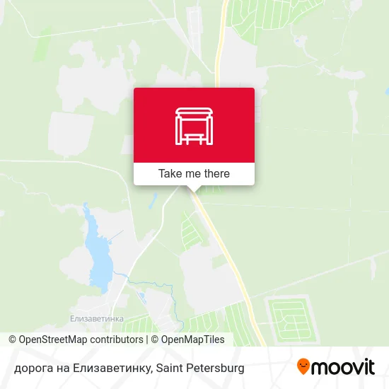 дорога на Елизаветинку map
