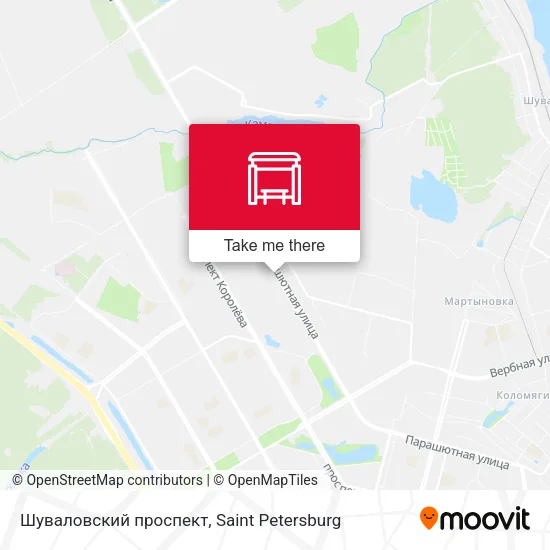 Шуваловский проспект map