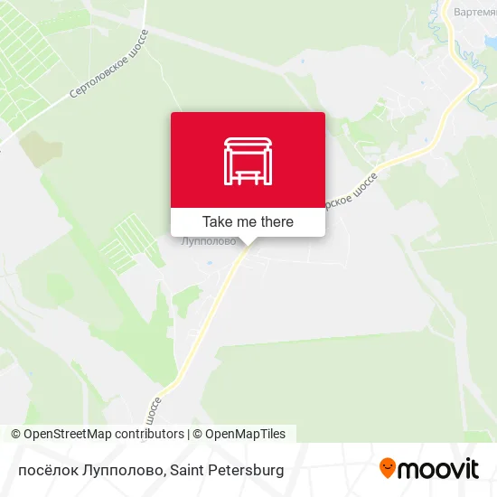 посёлок Лупполово map