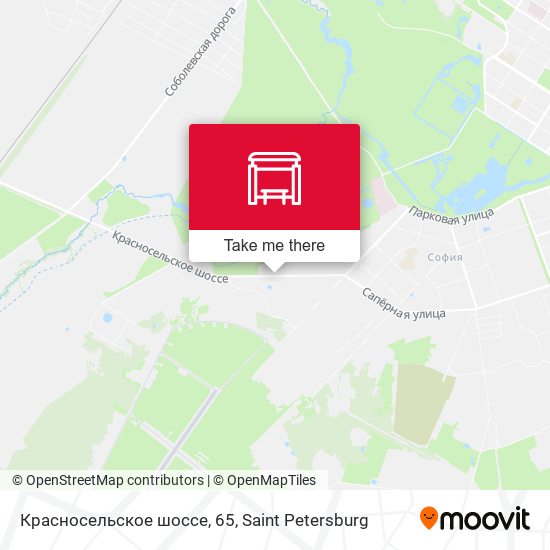Красносельское шоссе, 65 map