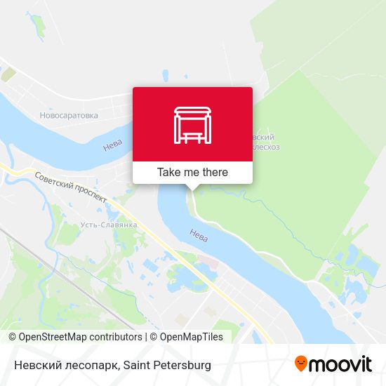 Невский лесопарк map