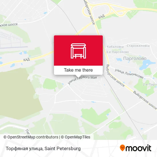 Торфяная улица map